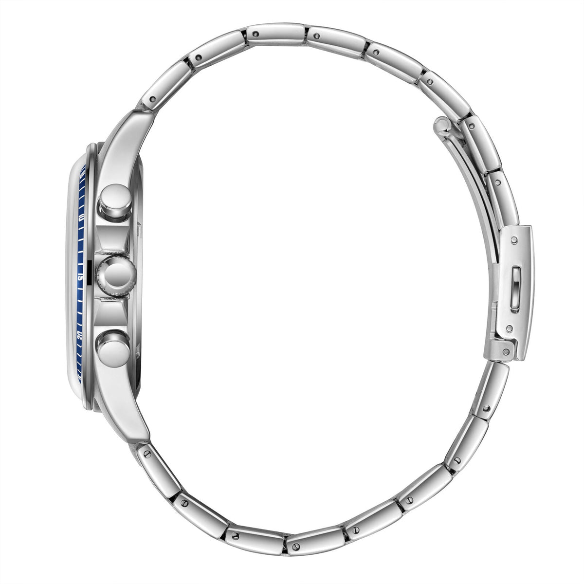 Lee Cooper Multifunction Blue Dial Silver Men's Watch - LC08213.390