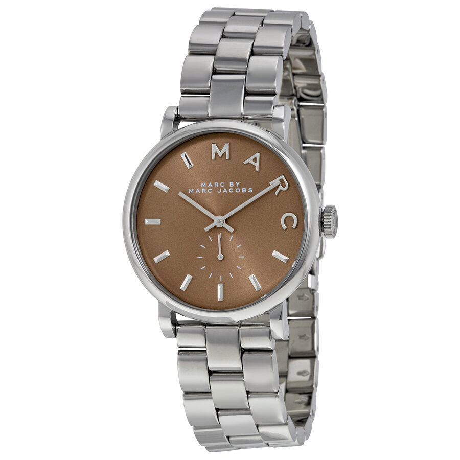 Marc by Marc Jacobs Baker Brown Dial Stainless Steel Ladies Watch MBM3329 - Watches of Australia