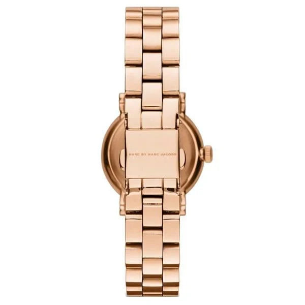 Marc By Marc Jacobs Baker White Dial Rose Gold Women's Watch - MBM3248