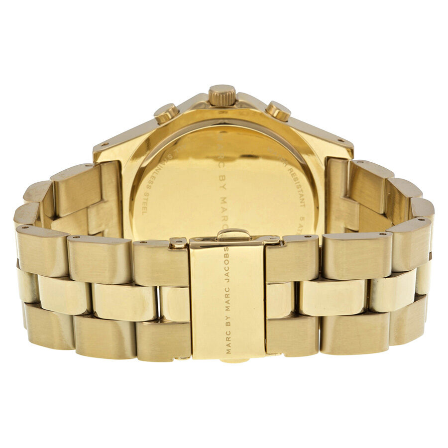 Marc by Marc Jacobs Blade Black Dial Gold Tone Ladies Watch MBM3309 - BigDaddy Watches #3