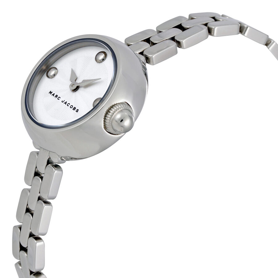 Marc Jacobs Courtney White Dial Silver Women's Watch - MJ3456