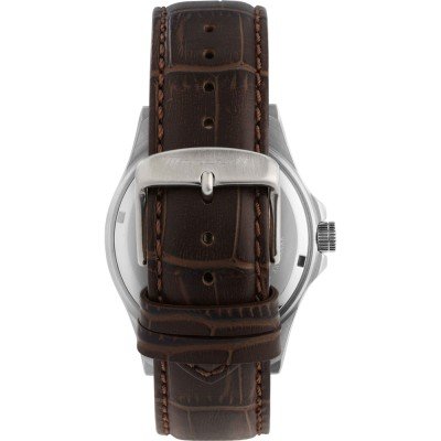 Maserati Competizione Blue Dial Brown Leather Watch R8851100004