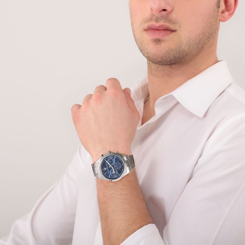 Maserati Competizione Blue Dial Watch R8853100013