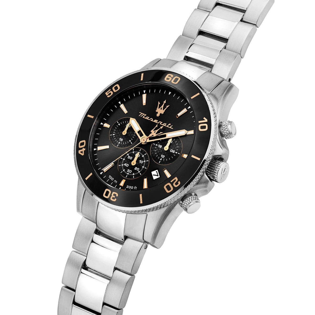 Maserati Competizione Diver Silver Watch - R8873600003