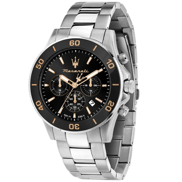 Maserati Competizione Diver Silver Watch - R8873600003
