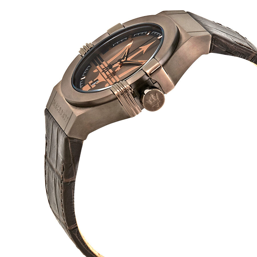 Maserati Potenza Brown Dial Watch R8851108011