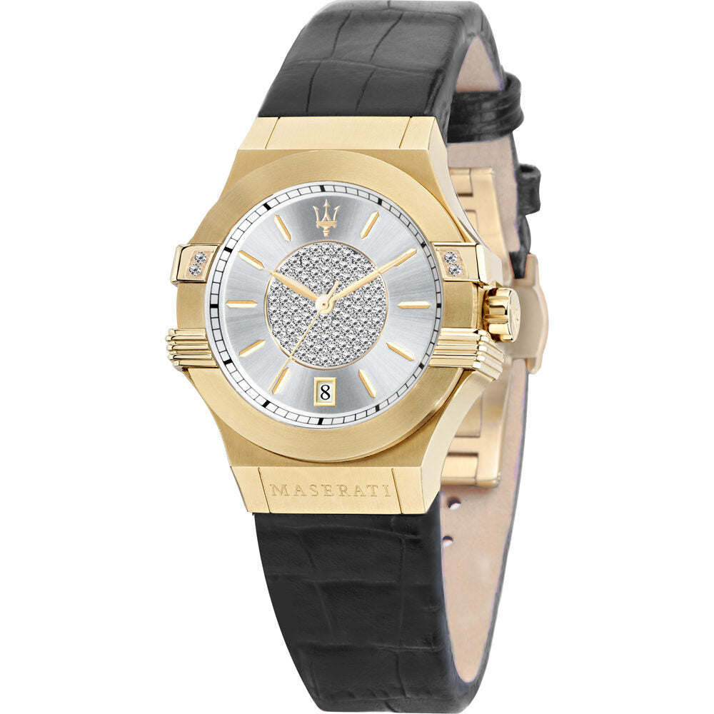 Maserati Potenza Silver Dial Ladies Watch R8851108505