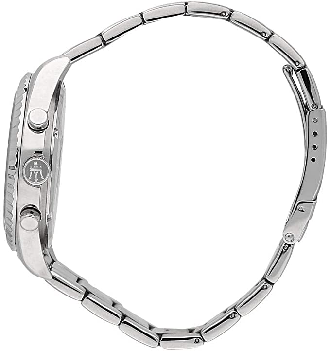 Maserati Silver Stainless-Steel Quartz Watch R8853100018