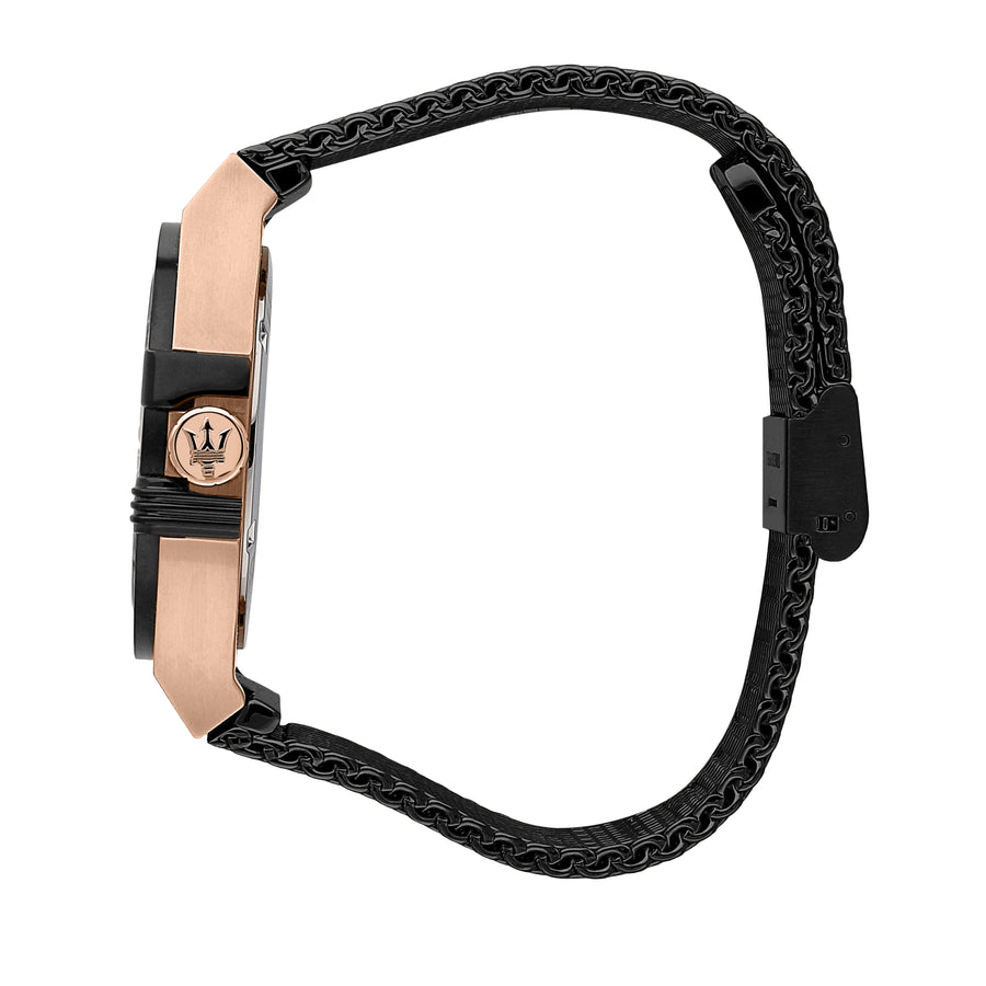 Maserati Potenza Black Mesh Bracelet  R8853108010 - Kiwi Watches #3