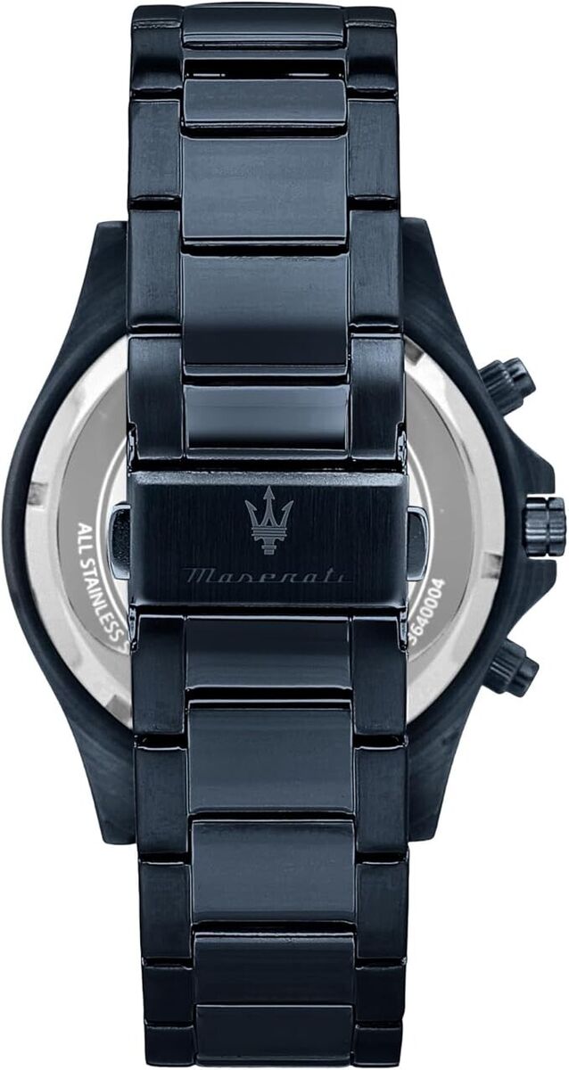 Maserati Sfida SFIDA Chronograph Blue Dial Blue Steel Strap Watch R8873640023