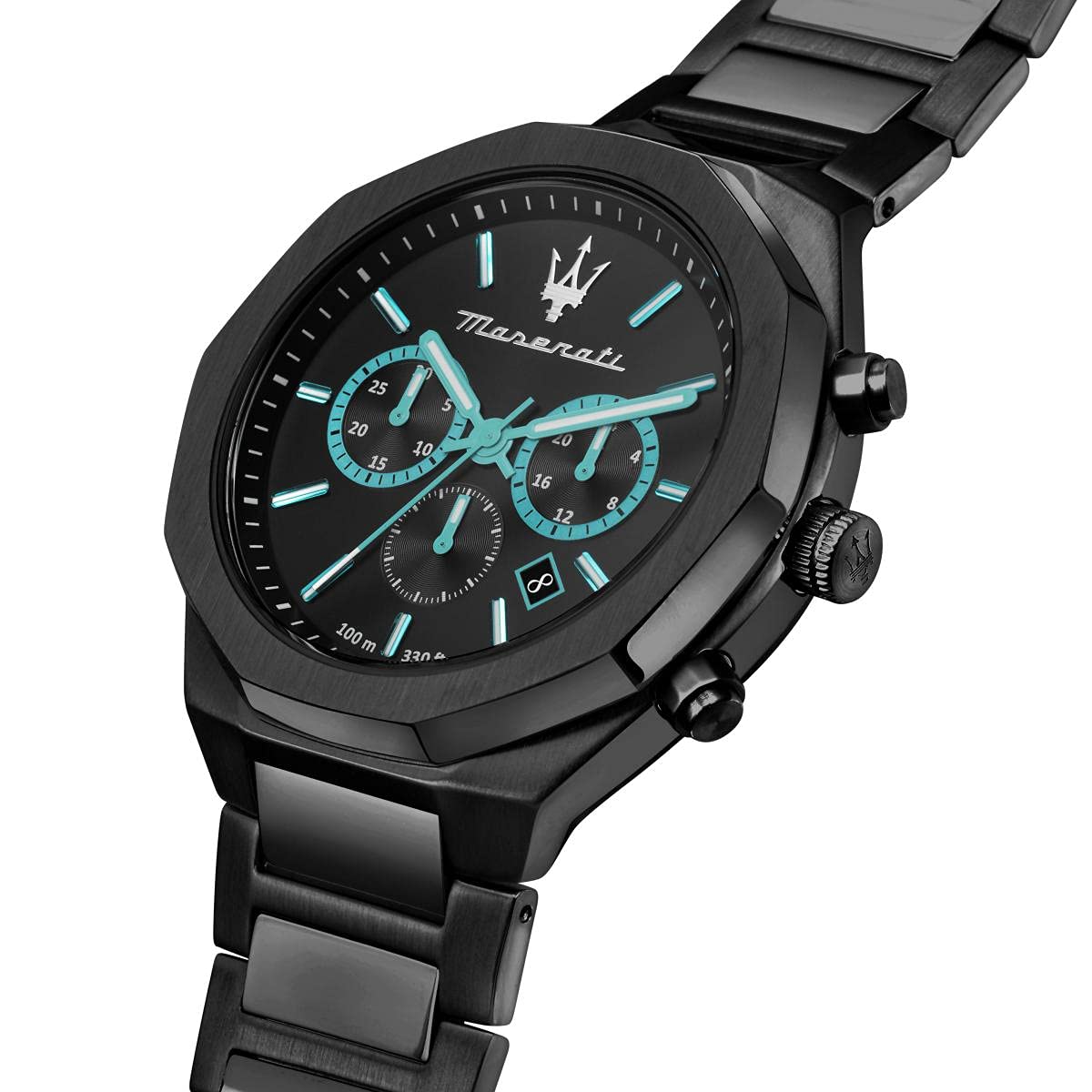 Maserati Stile Analog Black Dial Watch R8873644001