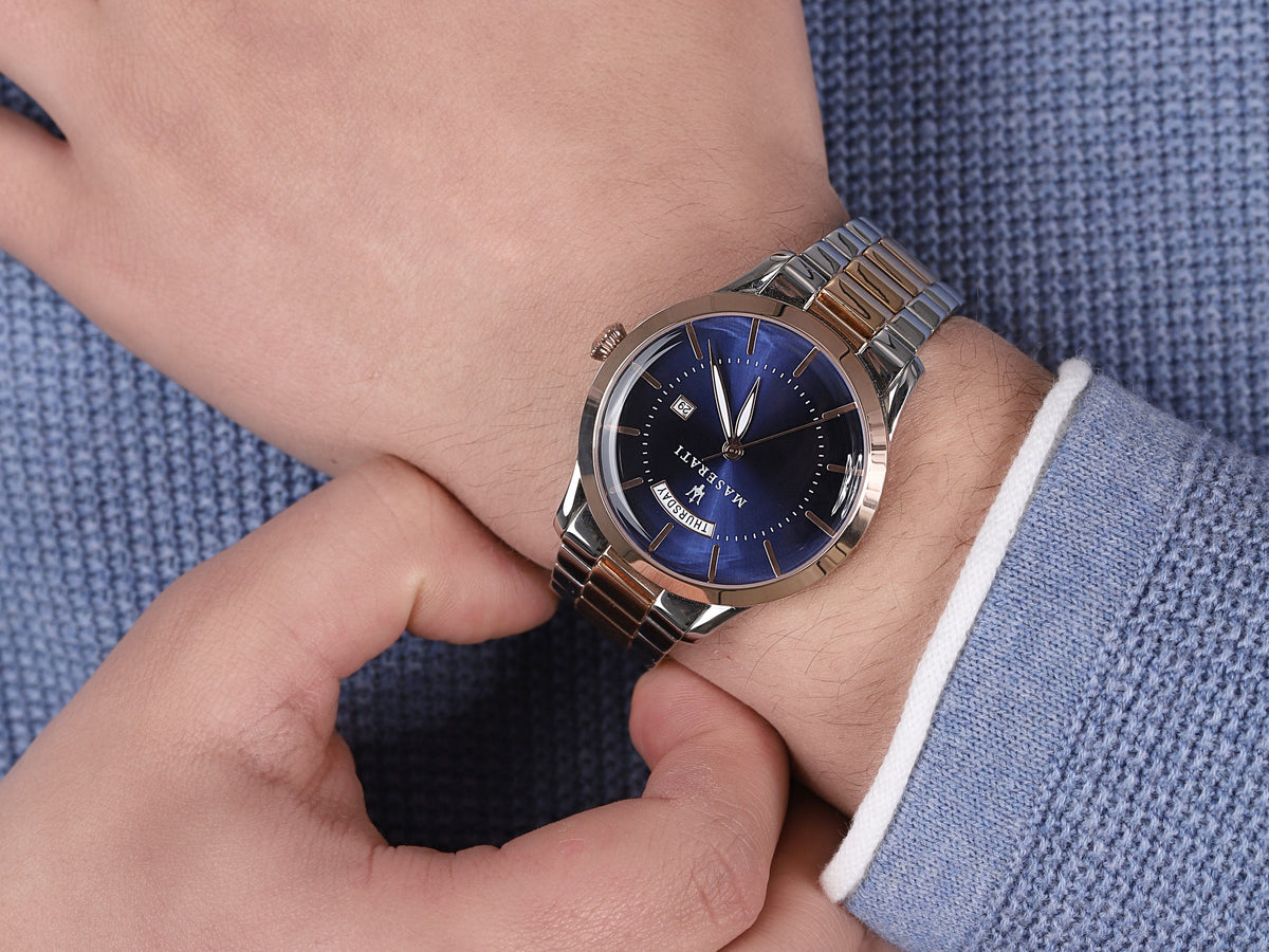 Maserati Tradizione Blue Dial Watch R8853125001