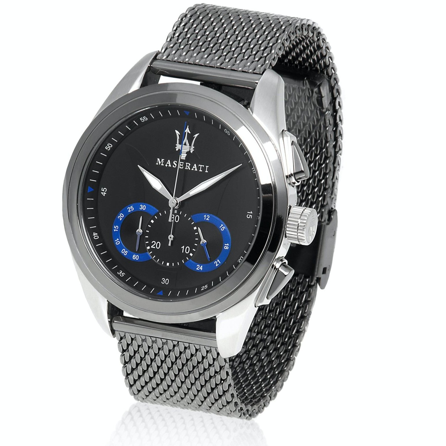 Maserati Traguardo Chronograph Black Dial Men’s Watch R8873612006 - Watch