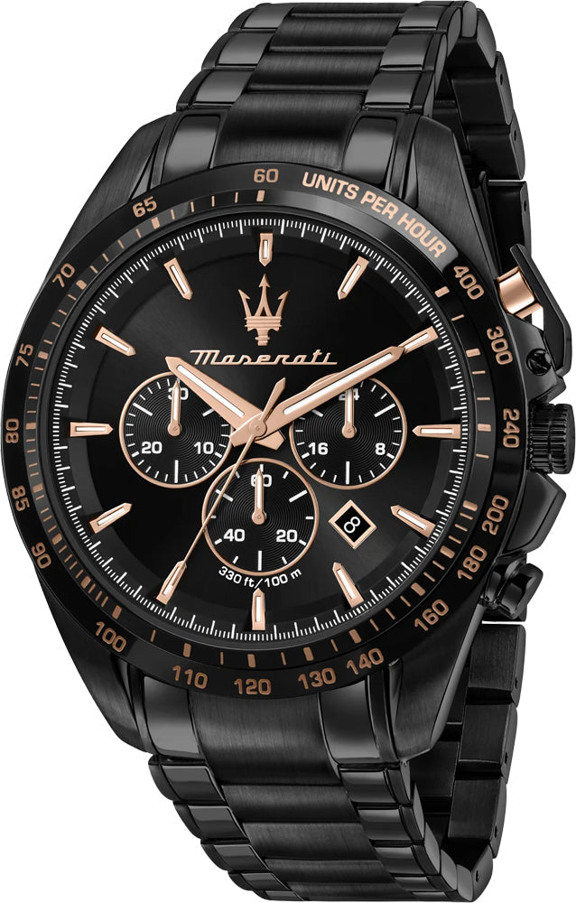 Maserati Traguardo Chronograph Black Watch R8873612048