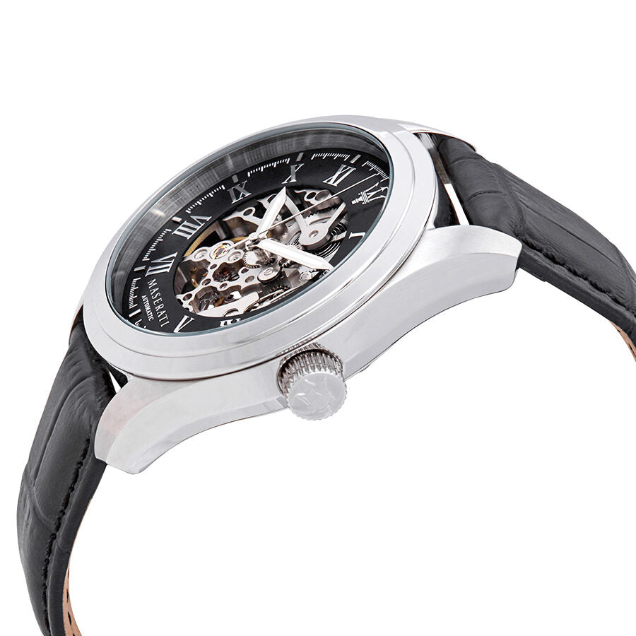 Maserati Traguardo Automatic Black Dial Watch R8871612001