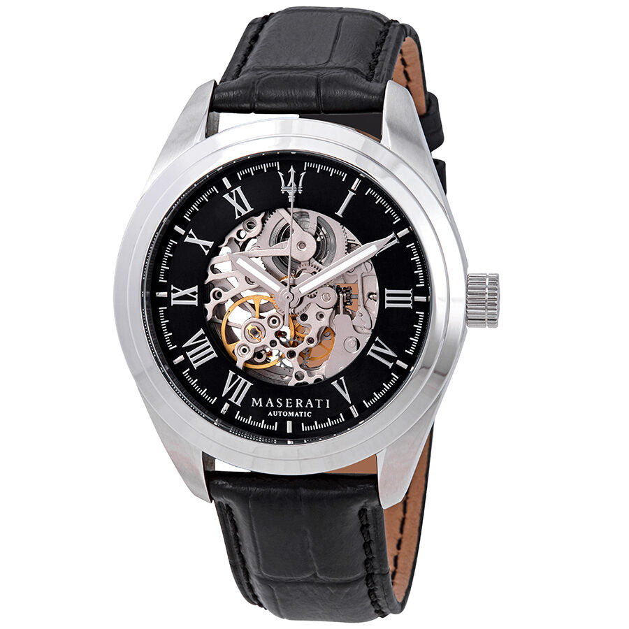 Maserati Traguardo Automatic Black Dial Watch R8871612001