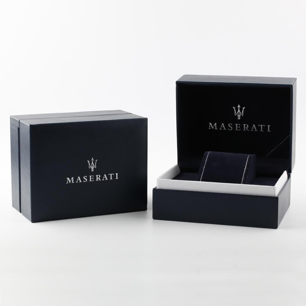 Maserati Traguardo Chronograph Black and Gold Skeleton Dial Gold Stainless Steel Men's Watch R8873612058