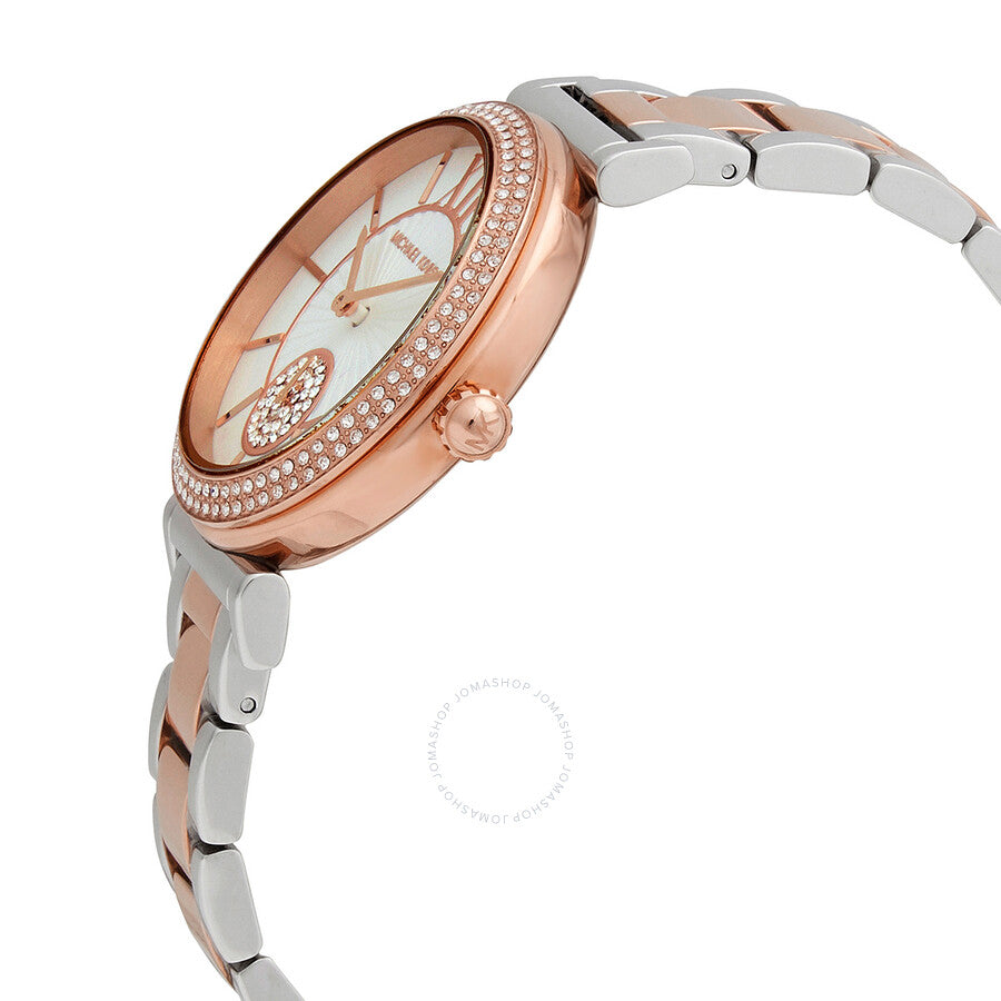 Michael Kors Abbey Quartz Crystal White Dial Ladies Watch MK4616