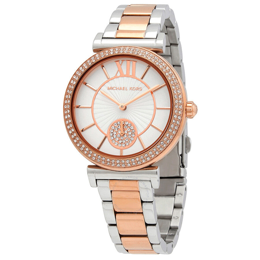 Michael Kors Abbey Quartz Crystal White Dial Ladies Watch MK4616 - Kiwi Watches