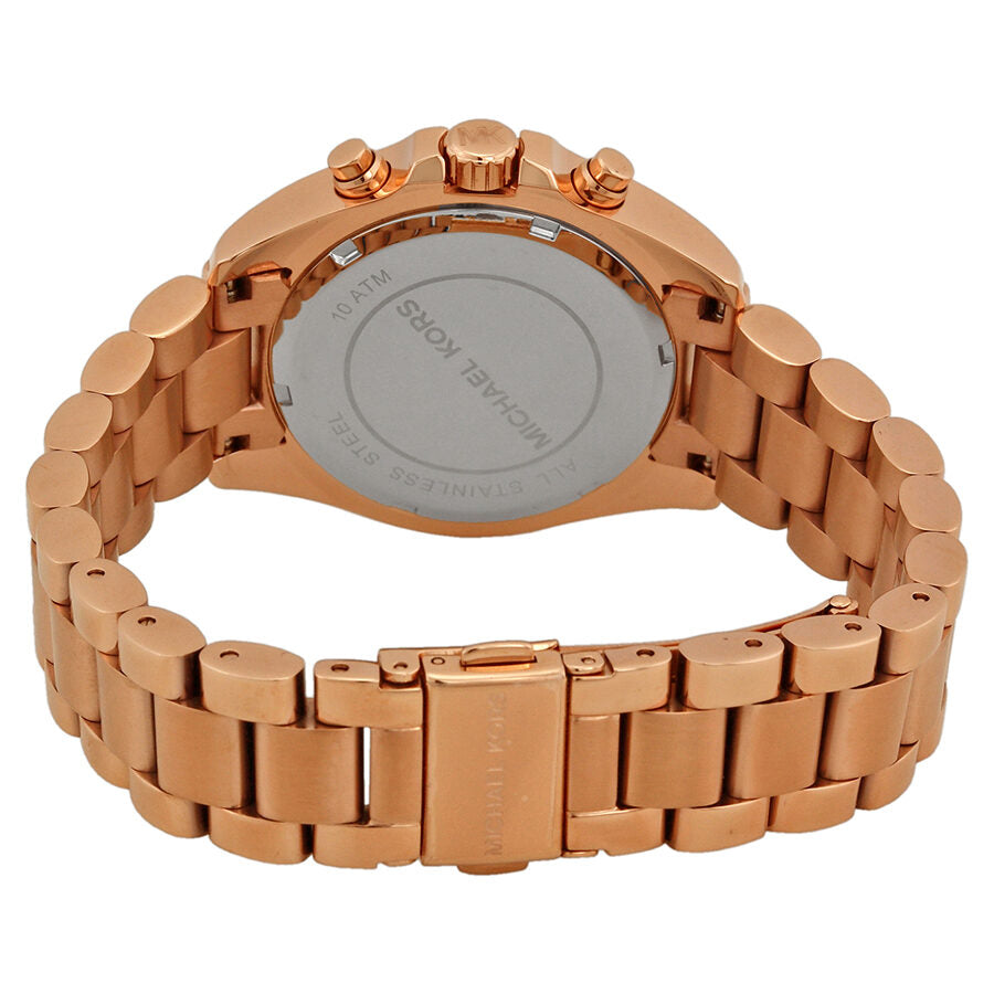 Michael Kors Bradshaw Chronograph Rose Dial Ladies Watch MK5799