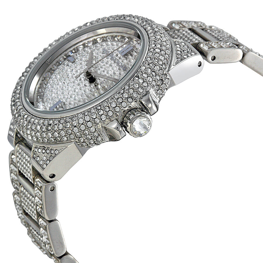 Michael Kors Camille Crystal Pave Dial Crystal Encrusted Silver-Tone Women's Watch - MK5869