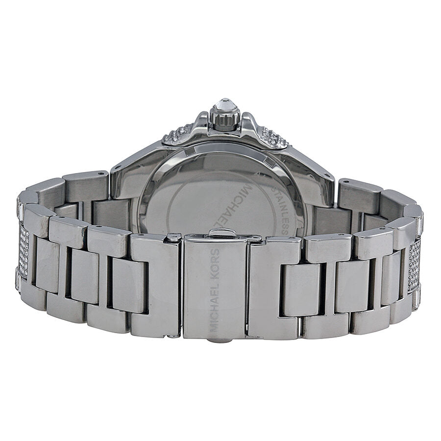 Michael Kors Camille Crystal Pave Dial Crystal Encrusted Silver-Tone Women's Watch - MK5869