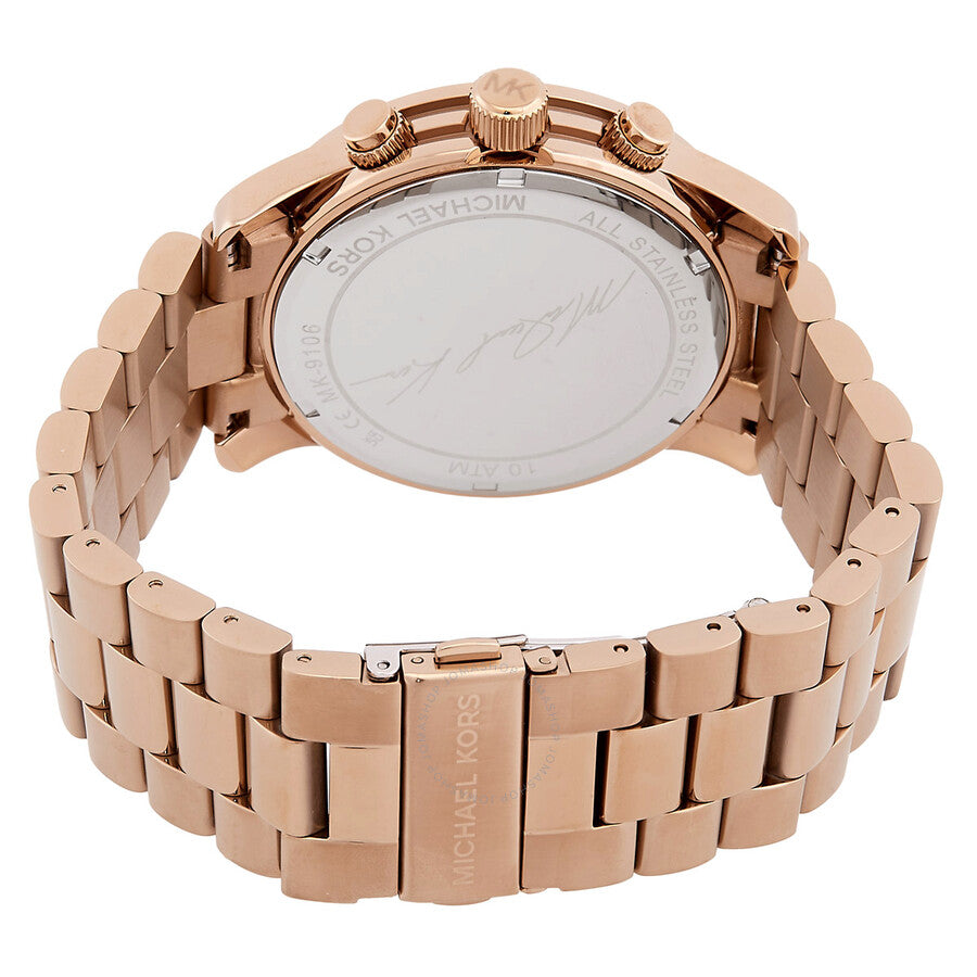 Michael Kors Chronograph Quartz Beige Gold-Tone Dial Men's Watch MK9106 - Dawson Watches #3