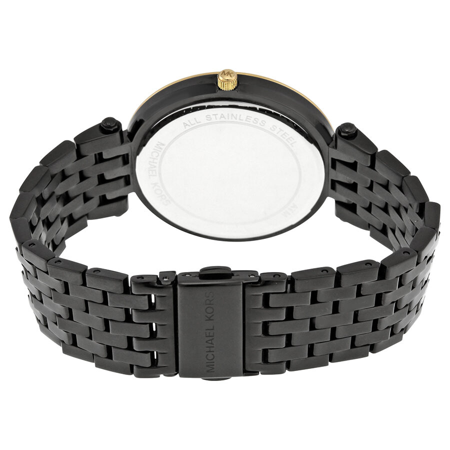 Michael Kors Darci Black Dial Black Ion-plated Ladies Watch MK3322 - The Watches Men & CO #3