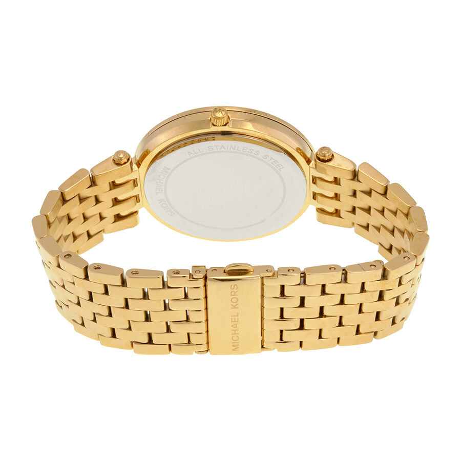 Michael Kors Darci Gold Crystal-set Dial Gold-tone Ladies Watch #MK3398 - The Watches Men & CO #3