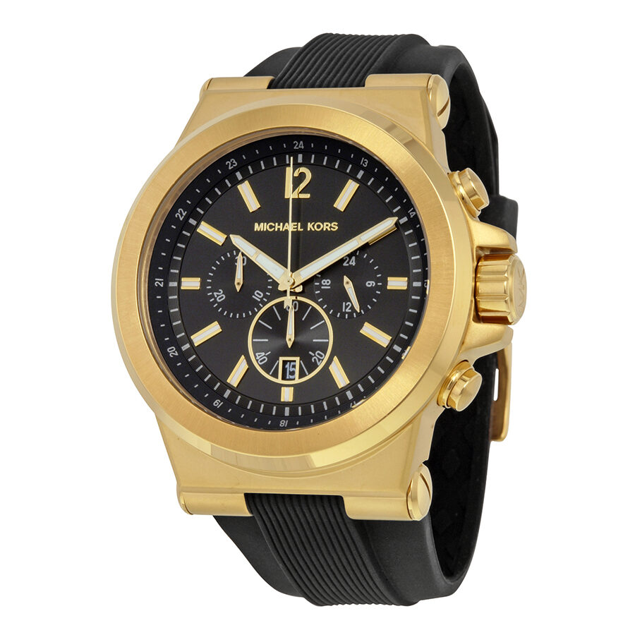 Michael Kors Dylan Chronograph Black Dial Men's Watch MK8445 - BigDaddy Watches
