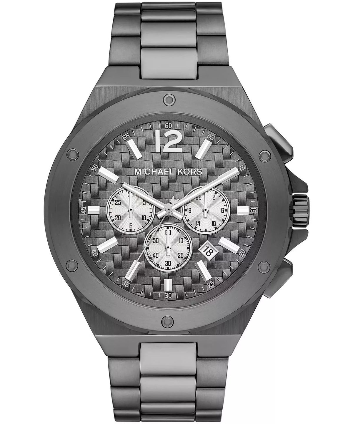 Michael Kors Lennox Chronograph Gunmetal-Tone Men's Watch - MK9102