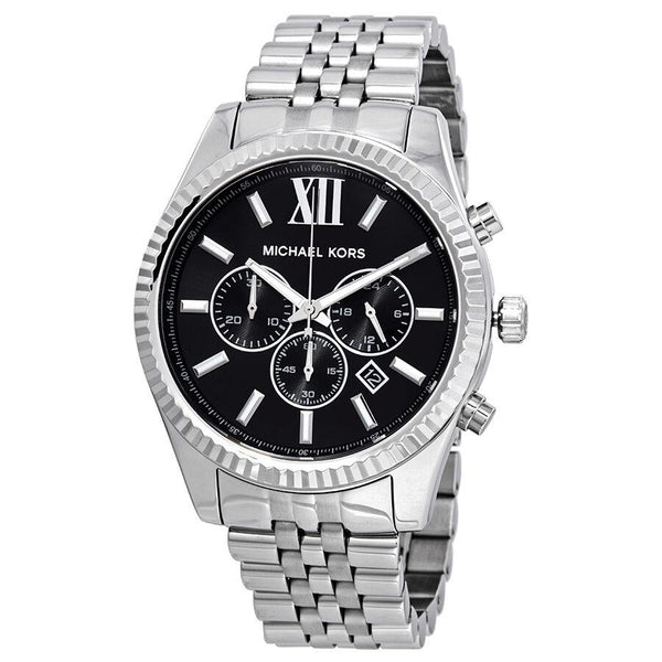 Michael Kors Lexington Chronograph Silver Men's Watch MK8602