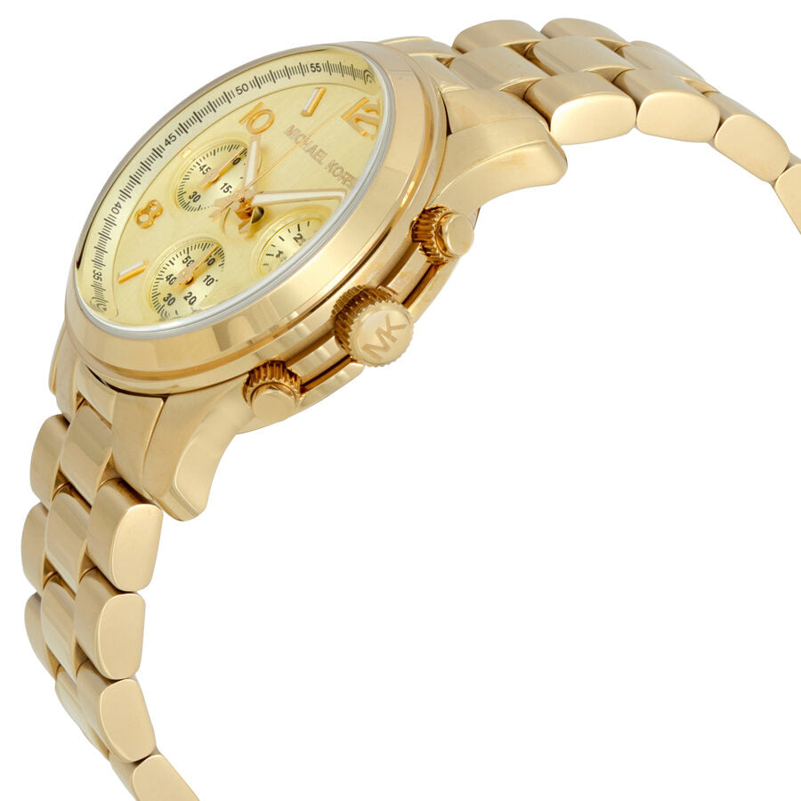 Michael Kors Midsized Chronograph Gold-tone Unisex Watch MK5055