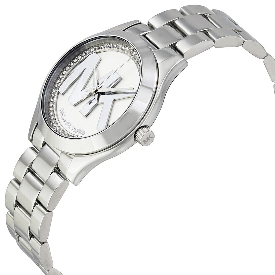 Michael Kors Mini Slim Runway Silver Dial Ladies Watch MK3548 - BigDaddy Watches #2