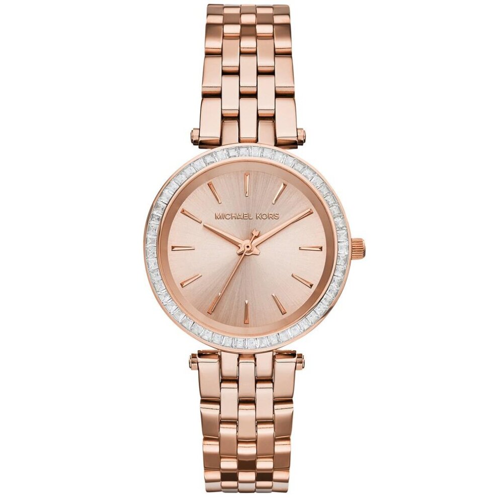 Michael Kors Petite Darci Rose Gold Ladies Diamond Watch MK3366