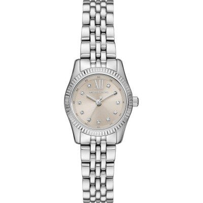 Michael Kors Petite Lexington Pavé Silver Watch MK4843
