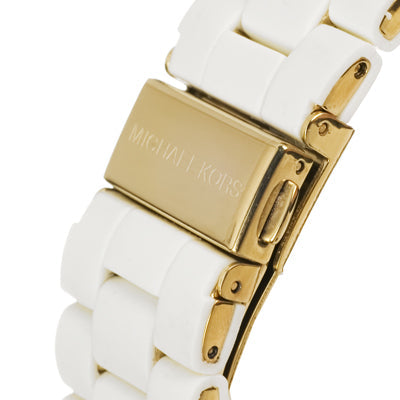 Michael Kors Runway Chronograph White Watch MK5145