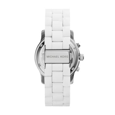 Michael Kors Runway Chronograph White Watch MK5145