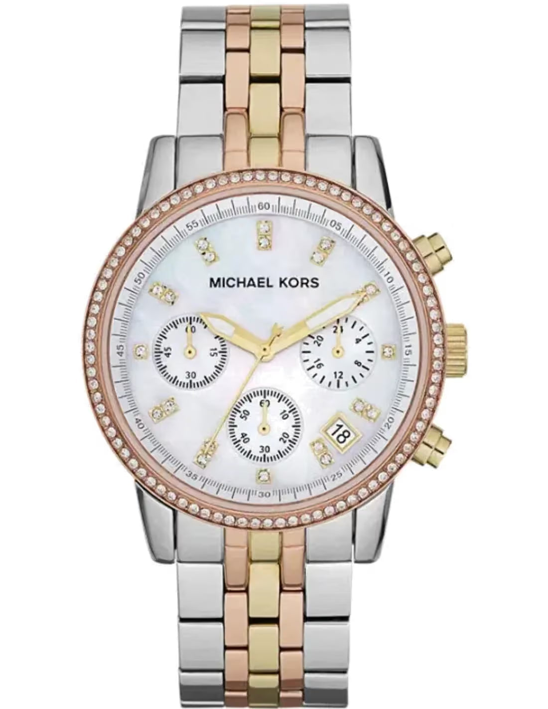Michael Kors Ritz Chronograph Mother of Pearl Dial Watch MK5650