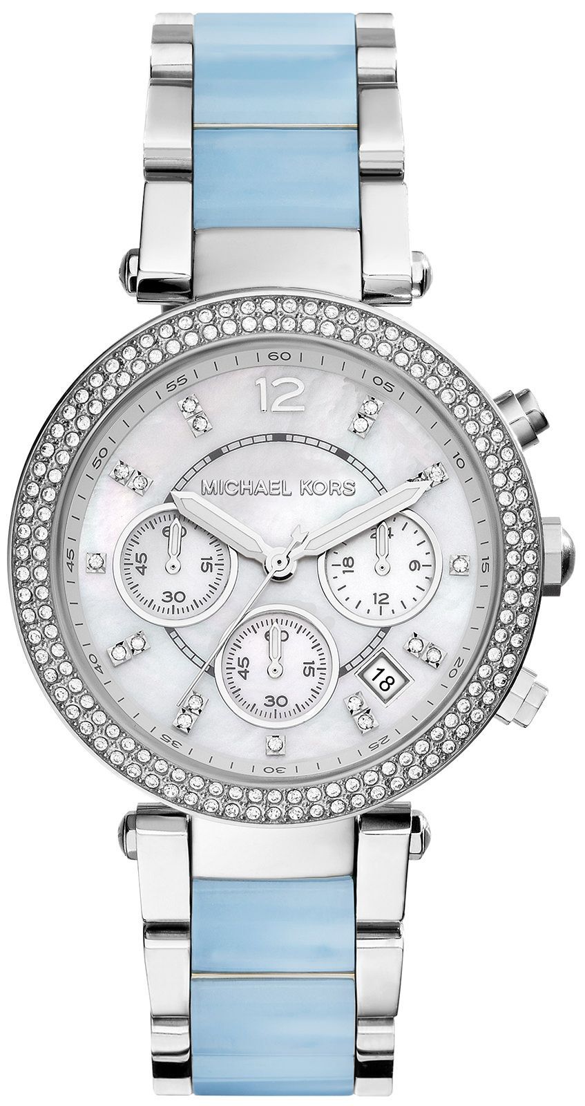 Michael Kors Parker Mother of Pearl Dial Ladies Watch MK6138 - The Watches Men & CO