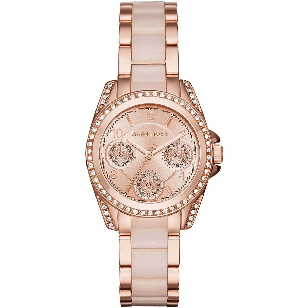 Michael Kors Mini Blair Multifunction Rose Gold Women's Watch - MK6175