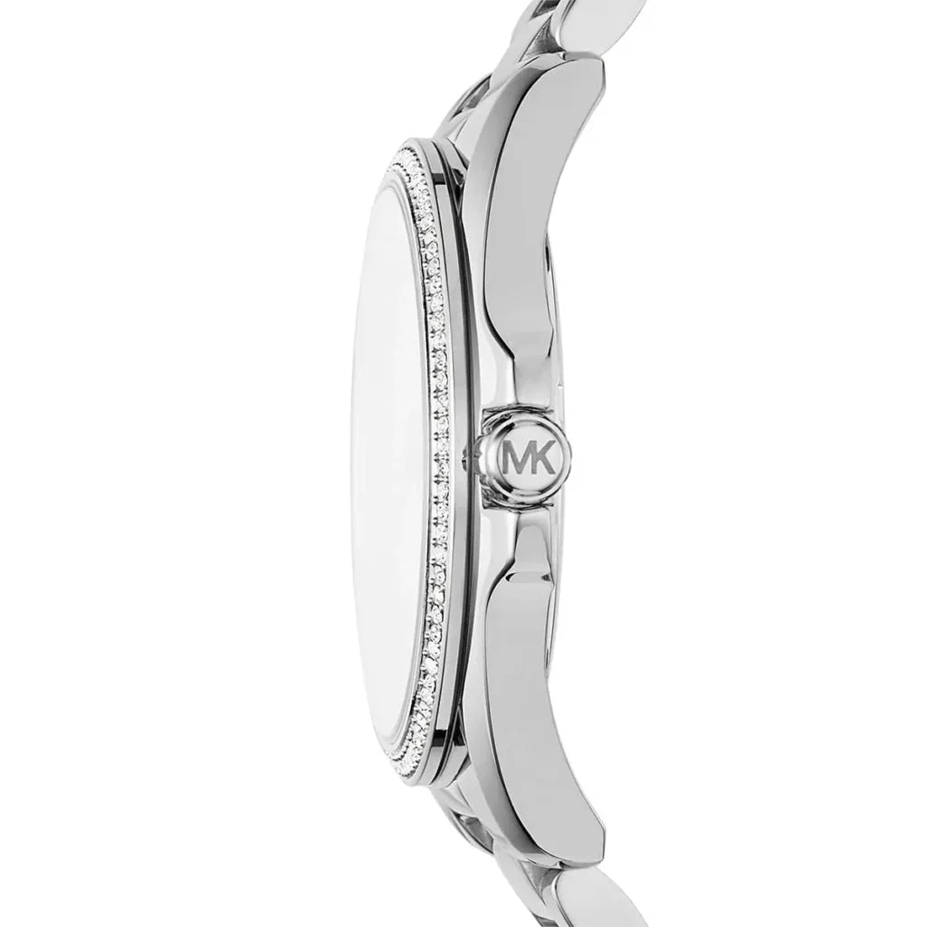 Michael Kors Bradshaw Analogue Silver-Tone Women's Watch - MK6554