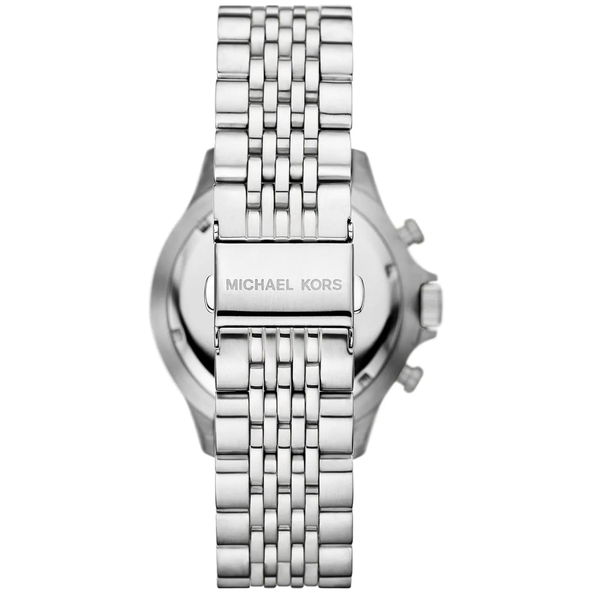 Michael Kors Bayville Chronograph Navy Blue Dial Silver Men's Watch - MK8896