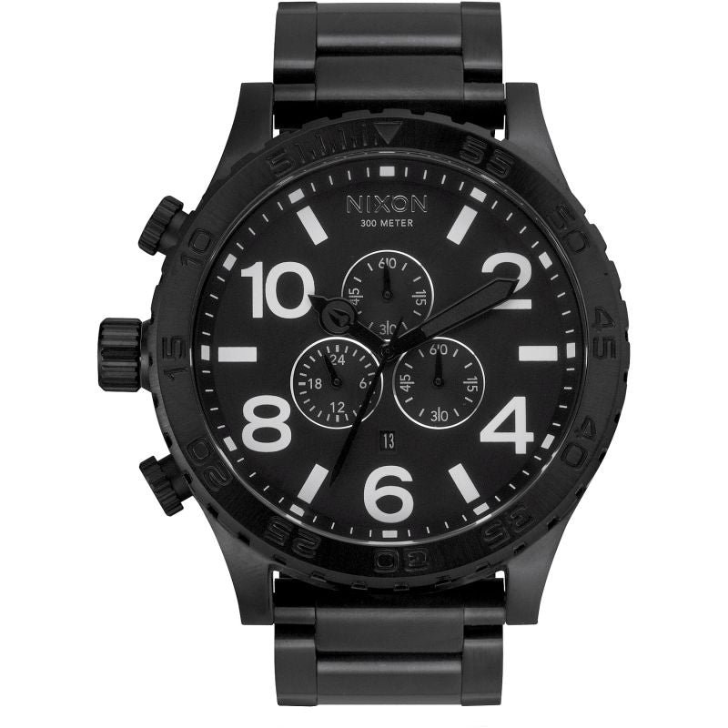 Nixon 51-30 Chrono All Black Men's Watch A083-001 - The Watches Men & CO