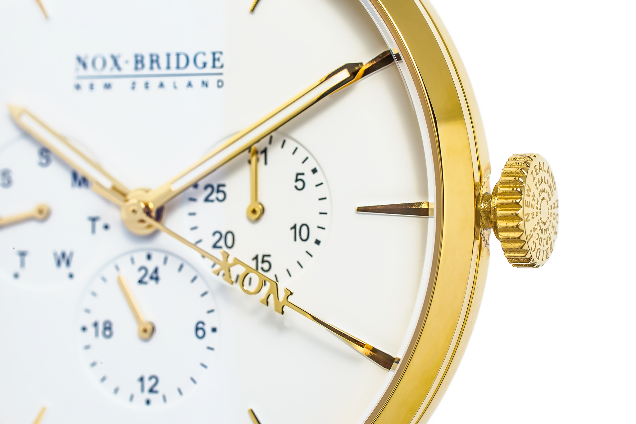 NOX-BRIDGE Classic Alcyone Gold 36MM AG36 - The Watches Men & CO #2