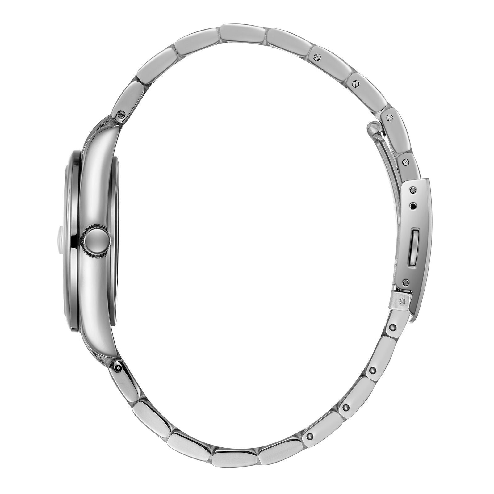 Beverly Hills Polo Club Pink Dial Day-Date Silver Diamond Watch BP3709X.381