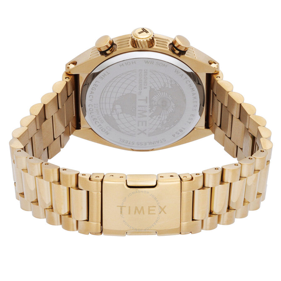 Open Box - Timex Legacy Chronograph Quartz Black Dial Men's Watch TW2W22100 - The Watches Men & Co #3