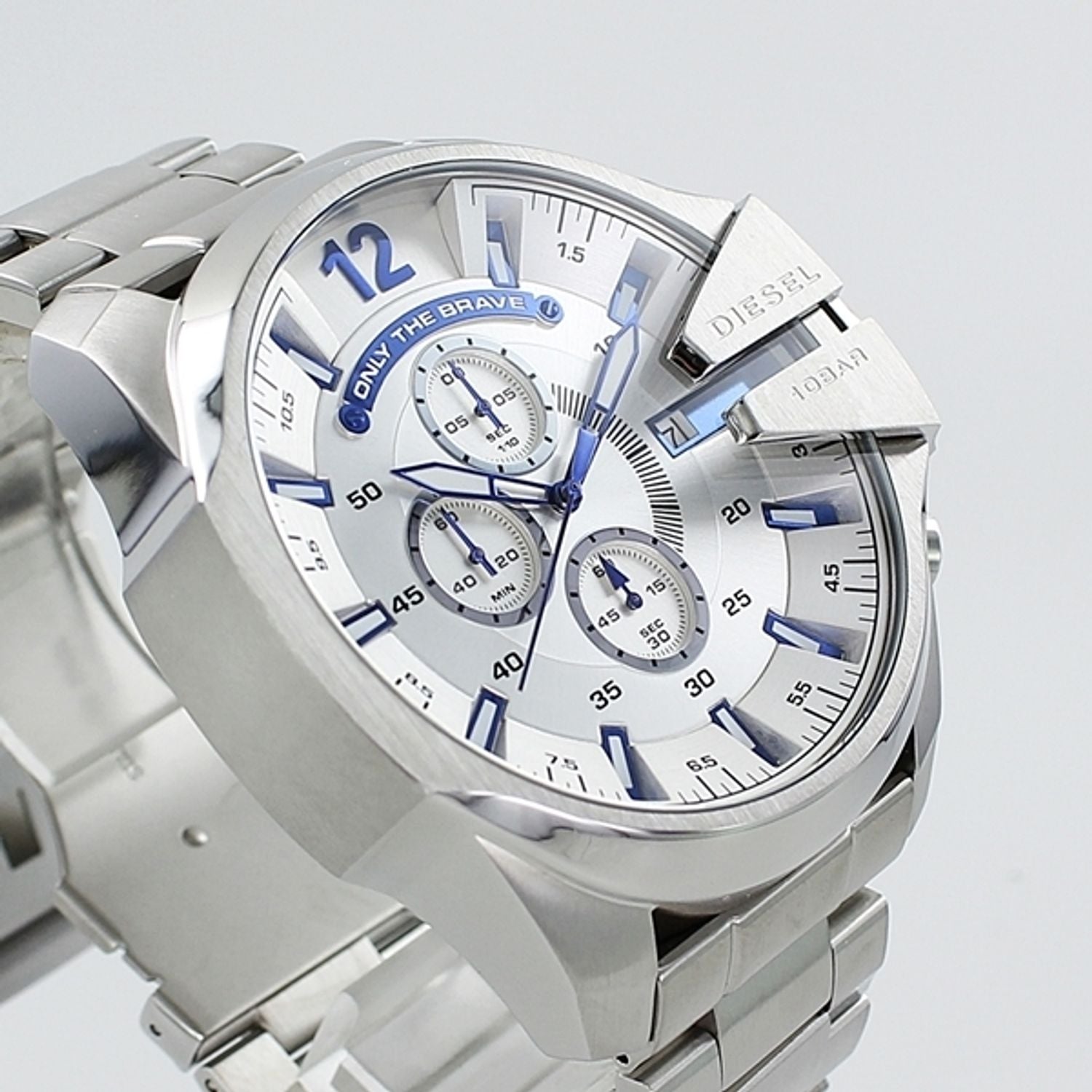 Diesel Mega Chief Chrono Silver Watch DZ4477