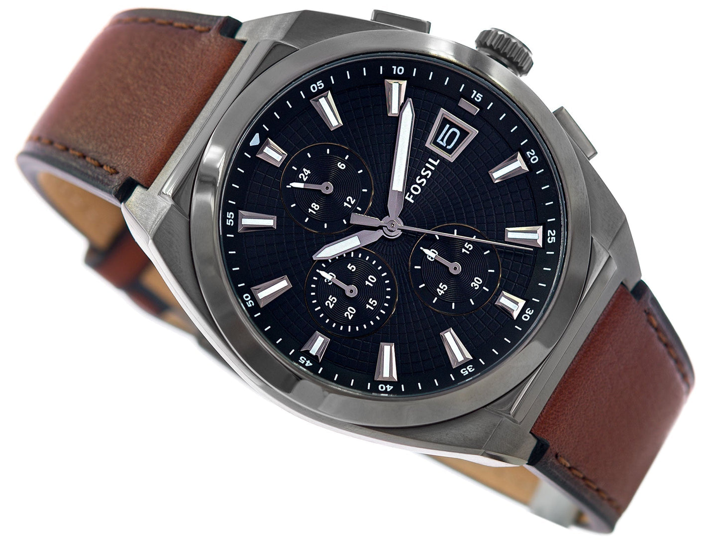 Fossil Everett Chronograph Quartz Grey Dial Men's Watch FS5799