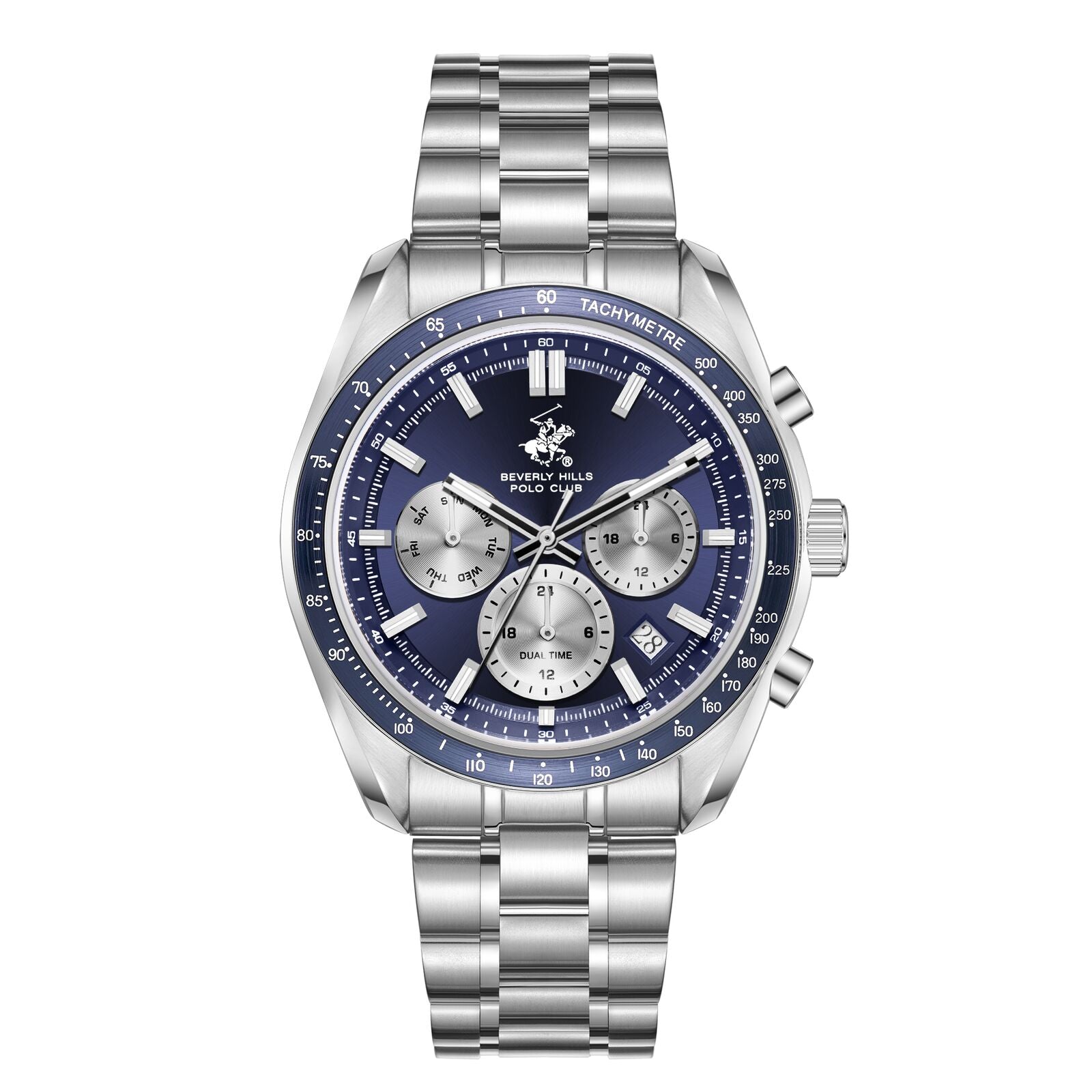 Beverly Hill Polo Club Silver Men's Watch - BP3814X.390 BP3814X.390 - Image 1